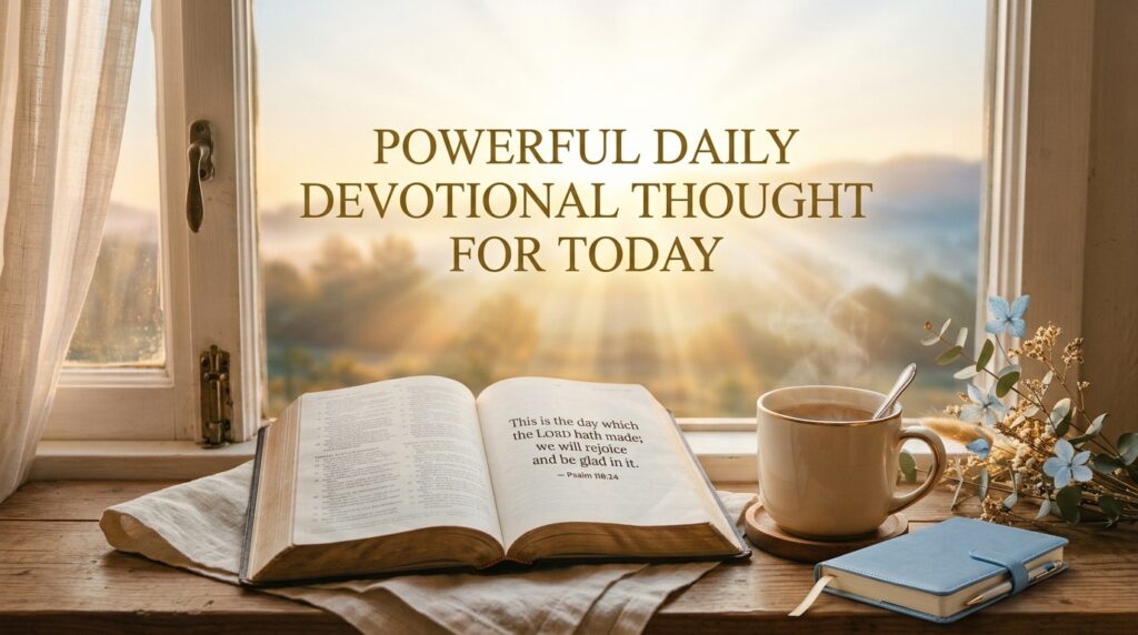 Powerful Daily Devotional Thought for Today