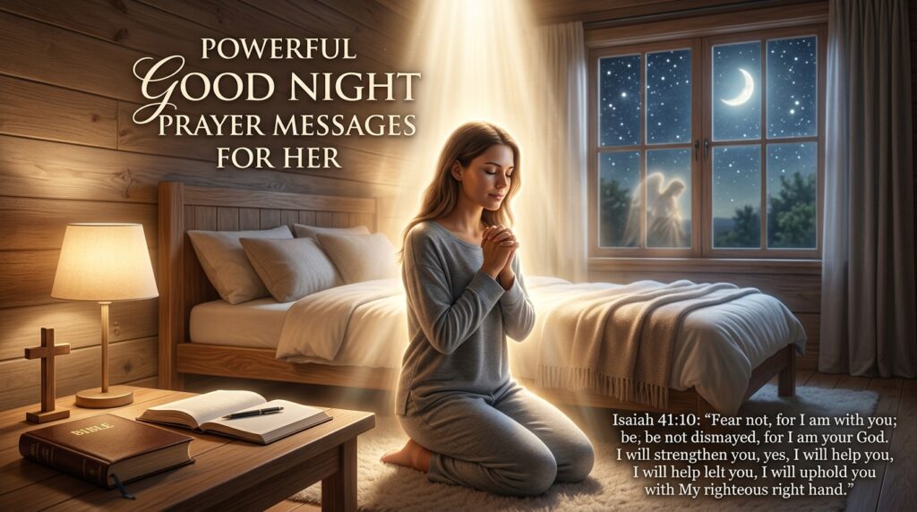 Powerful Good Night Prayer Messages for Her