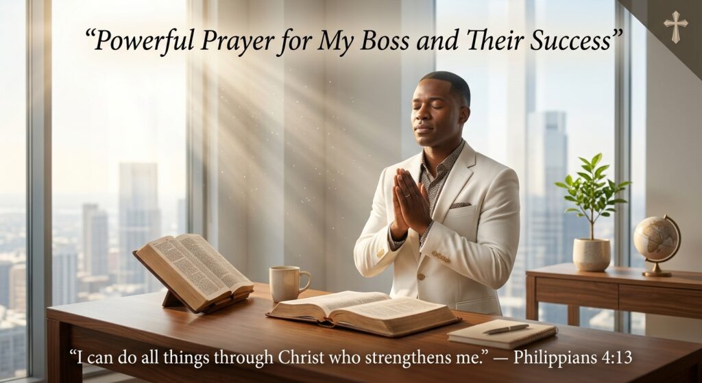 Powerful Prayer for My Boss and Their Success