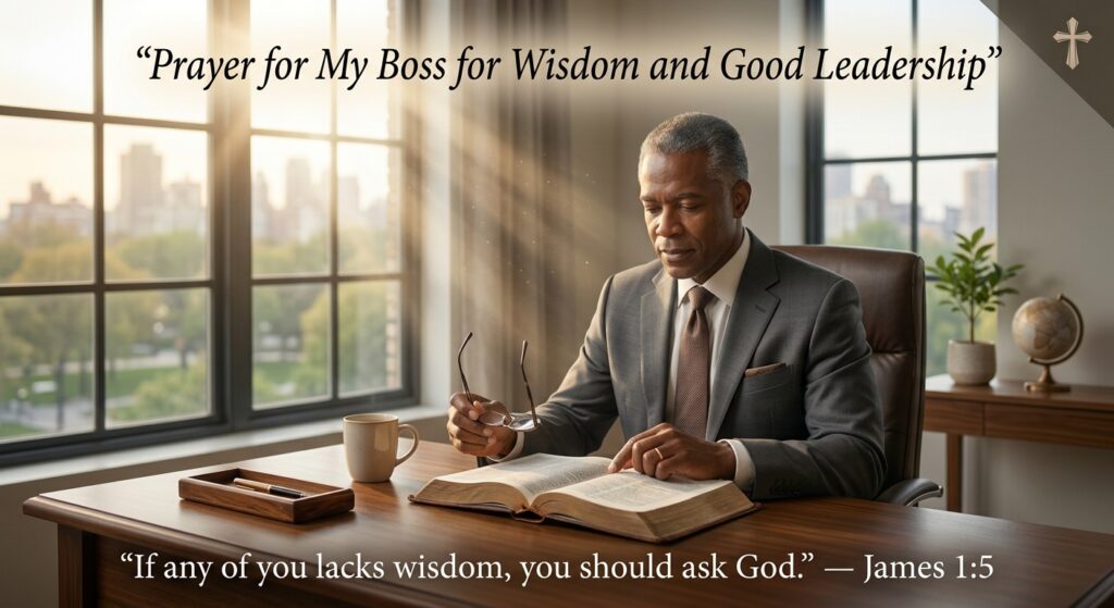 Prayer for My Boss for Wisdom and Good Leadership