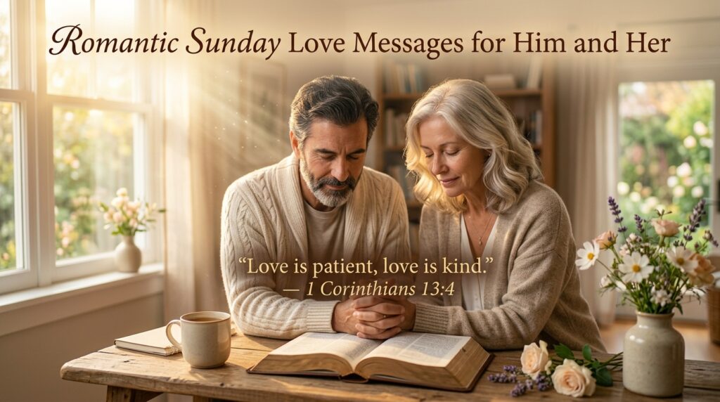 Romantic Sunday Love Messages for Him