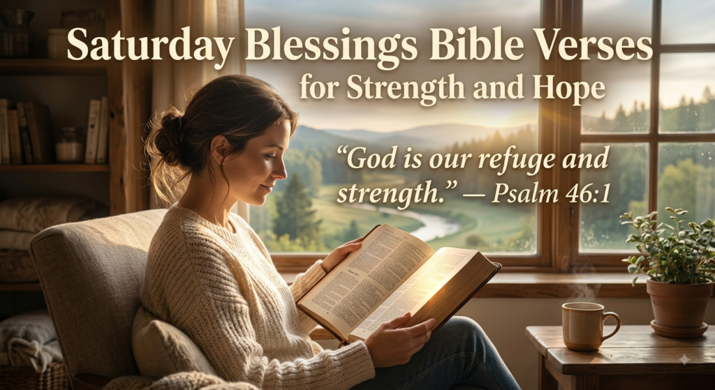 Saturday Blessings Bible Verses for Strength and Hope
