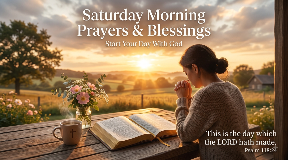 Saturday Morning Prayers and Blessings to Start Your Day With God