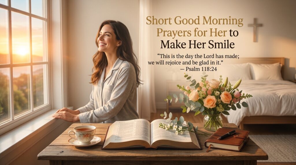 Short Good Morning Prayers for Her to Make Her Smile