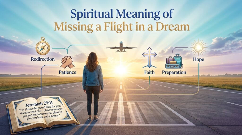 Spiritual Meaning of Missing a Flight in a Dream