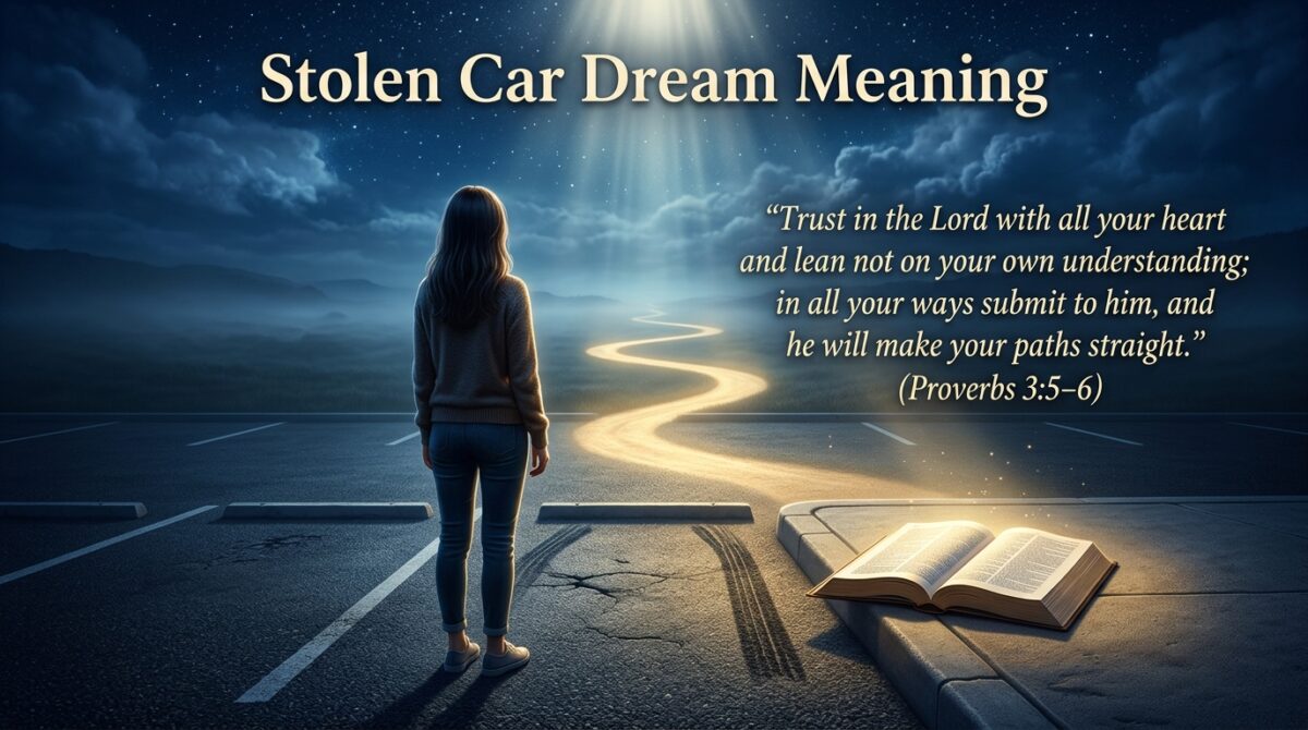 Stolen Car Dream Meaning Spiritual, Biblical & Islamic Messages