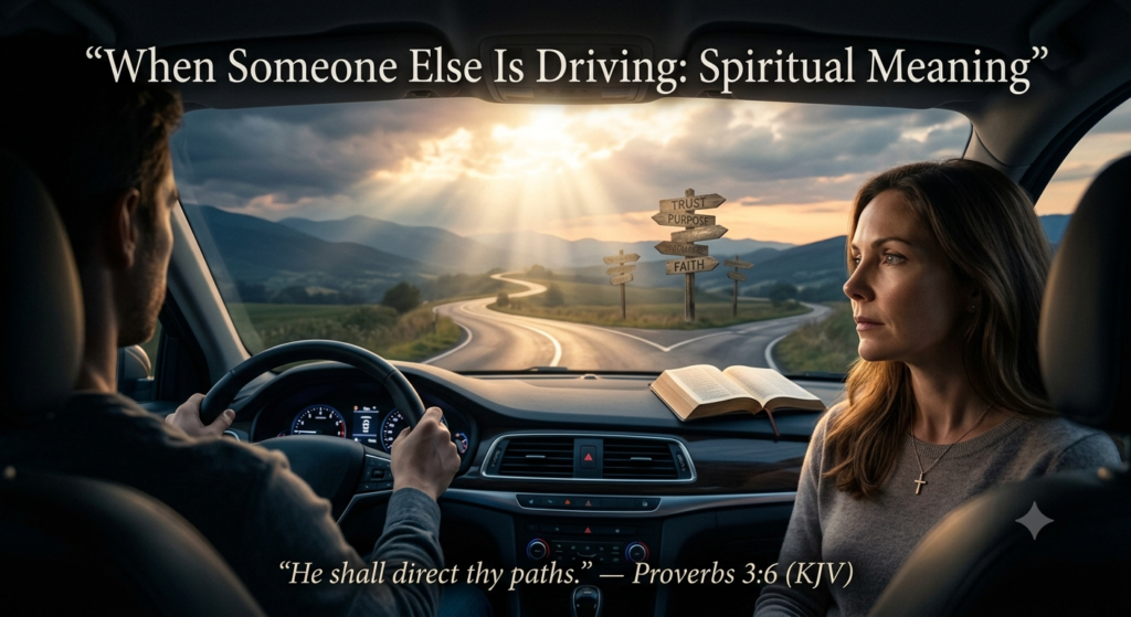 When Someone Else Is Driving: Spiritual Meaning