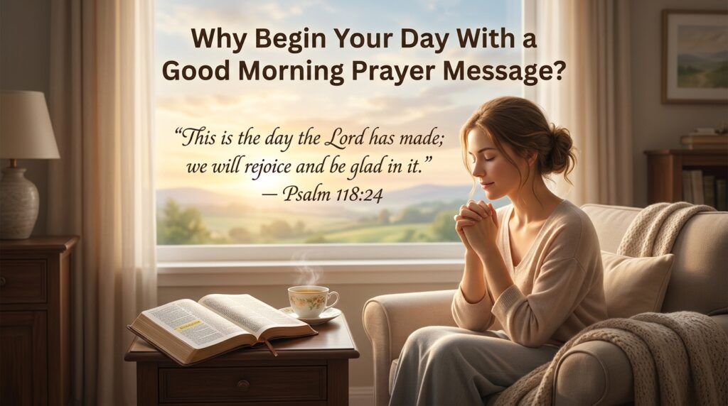 Why Begin Your Day With a Good Morning Prayer Message