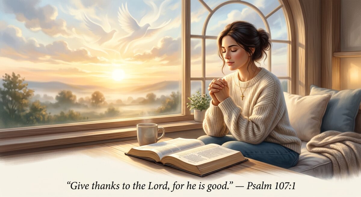 A Morning Prayer of Thankfulness to Start Your Day With God