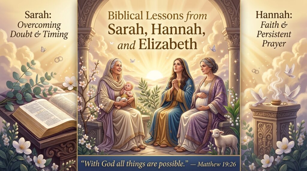 Biblical Lessons from Sarah, Hannah, and Elizabeth’s Pregnancy Stories