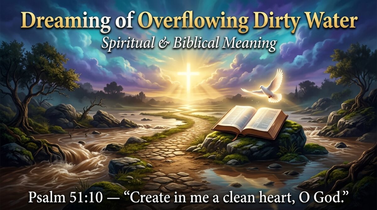 Dreaming of Overflowing Dirty Water Spiritual & Biblical Meaning