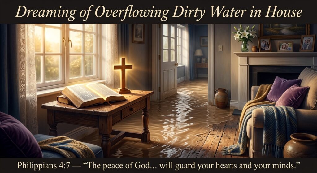 Dreaming of Overflowing Dirty Water in House