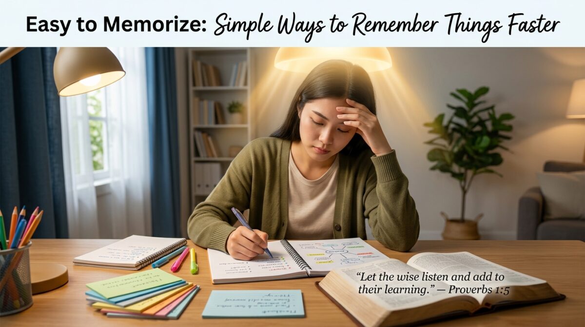 Easy to Memorize Simple Ways to Remember Things Faster