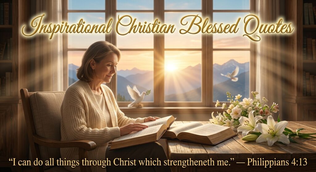 Inspirational Christian Blessed Quotes