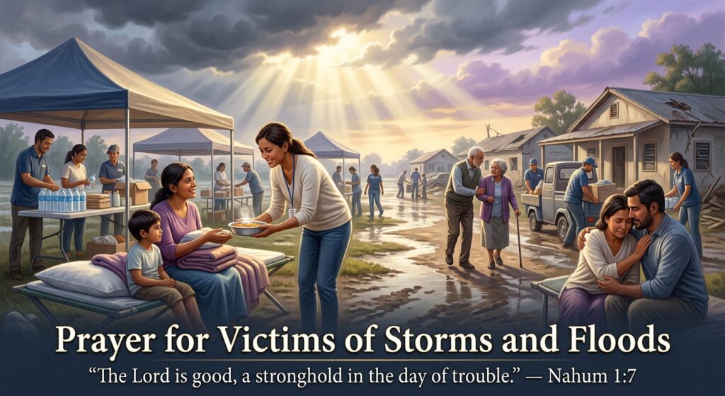 Prayer for Victims of Storms and Floods
