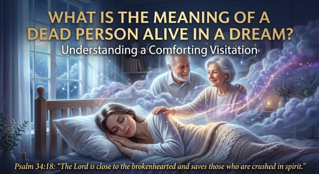 What Is the Meaning of a Dead Person Alive in a Dream?
