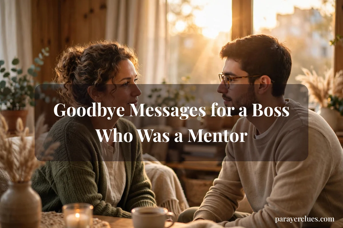 Goodbye Messages for a Boss Who Was a Mentor