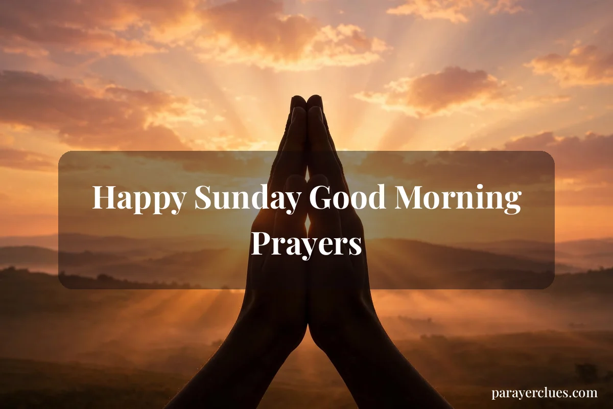 Happy Sunday Good Morning Prayers