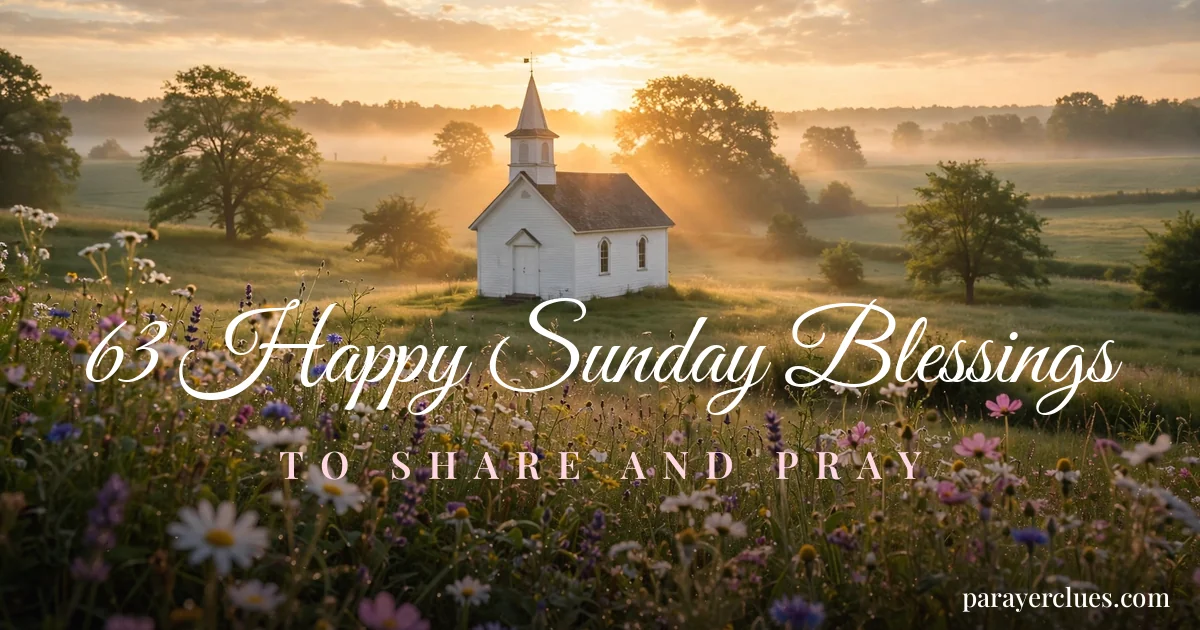 63 Happy Sunday Morning Blessings to Share and Pray