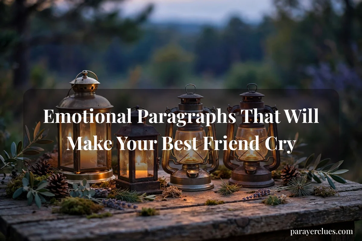 Emotional Paragraphs That Will Make Your Best Friend Cry