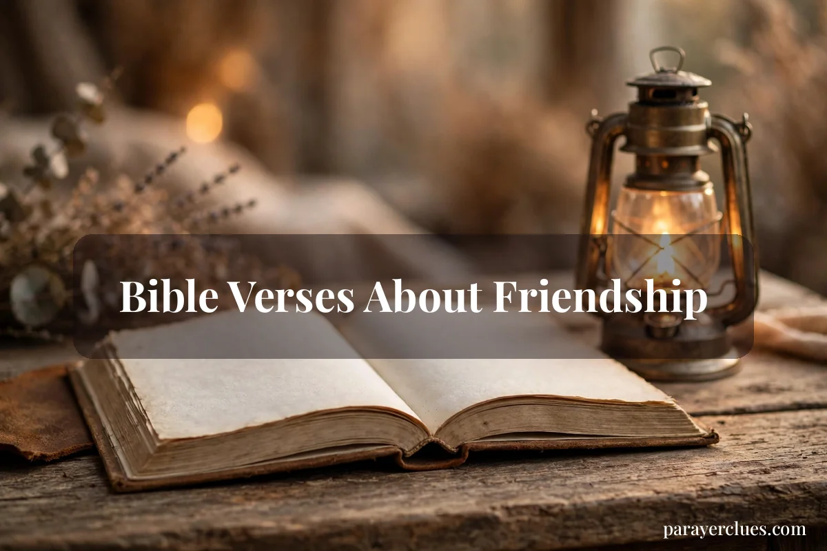 Bible Verses About Friendship