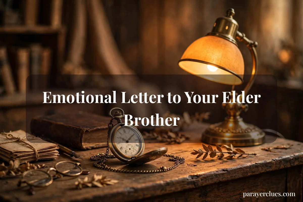Emotional Letter to Your Elder Brother