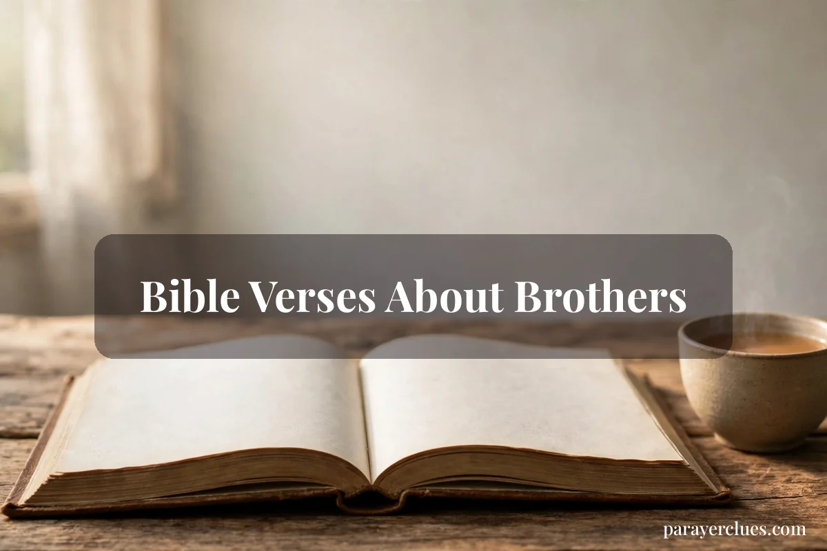 Bible Verses About Brothers
