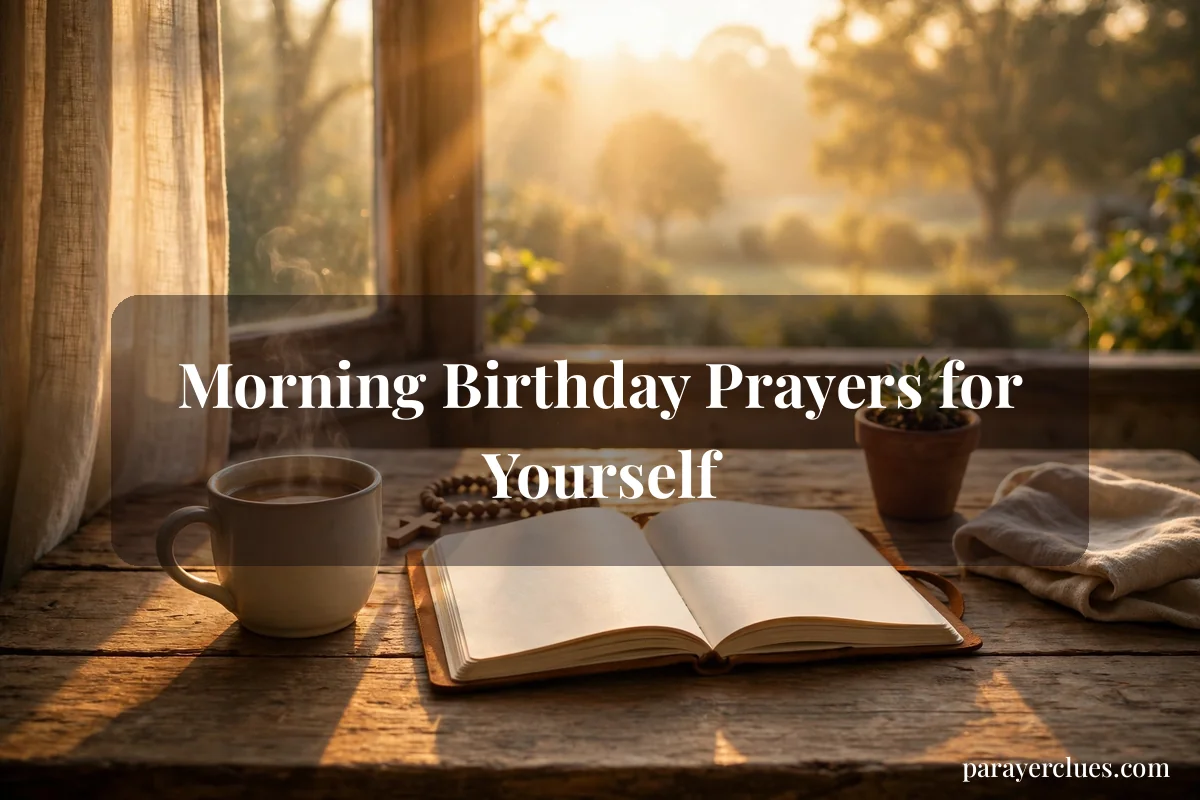 Morning Birthday Prayers for Yourself
