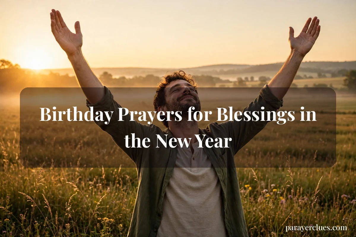 Birthday Prayers for Blessings in the New Year