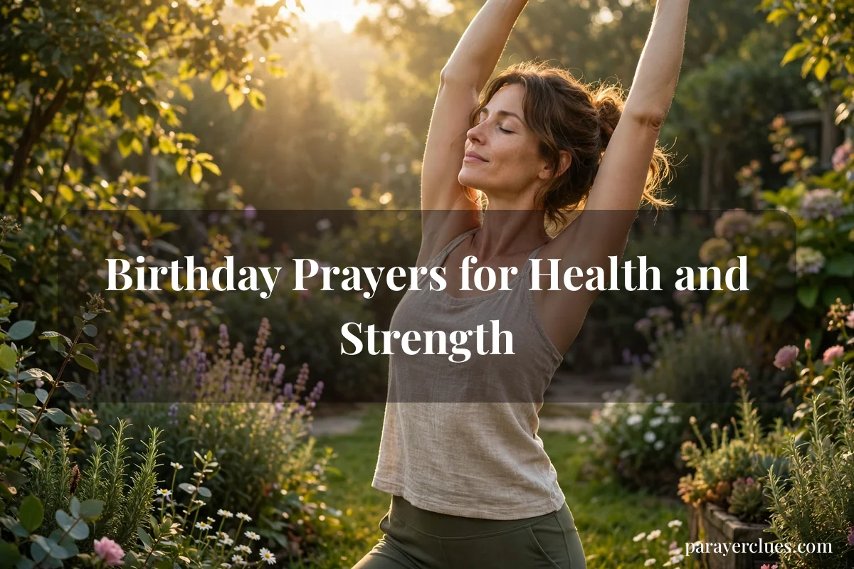 Birthday Prayers for Health and Strength