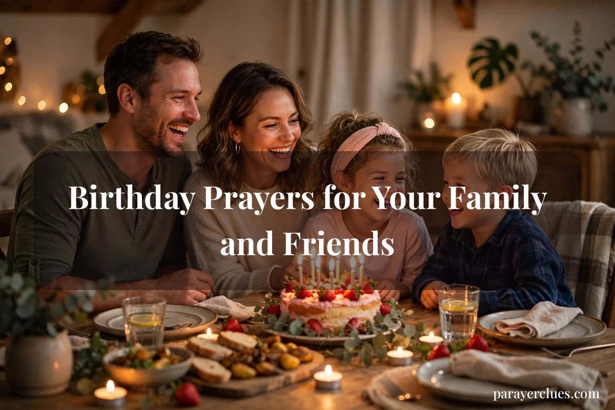 Birthday Prayers for Your Family and Friends