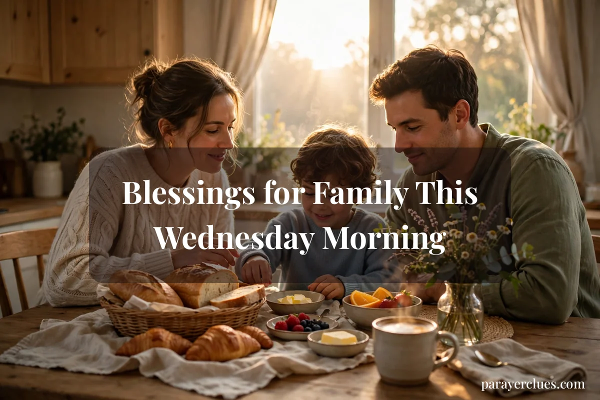 Blessings for Family This Wednesday Morning