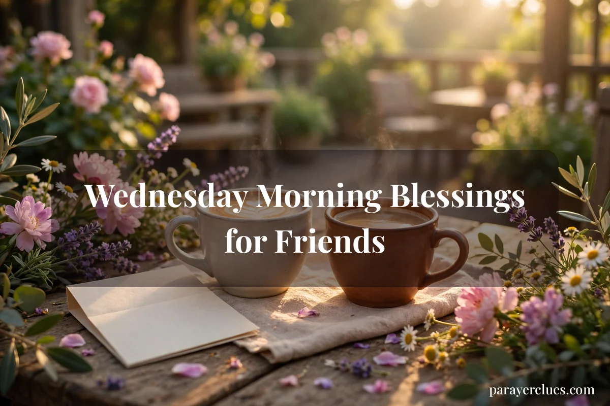 Wednesday Morning Blessings for Friends