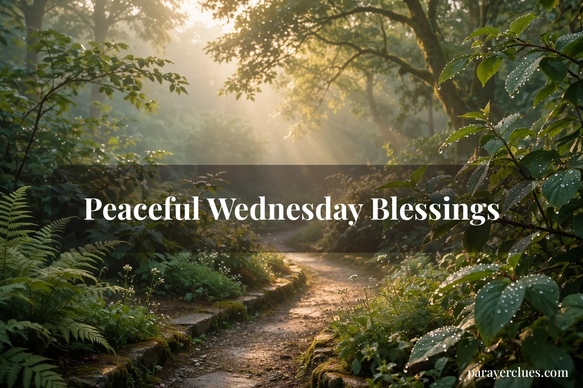Peaceful Wednesday Blessings