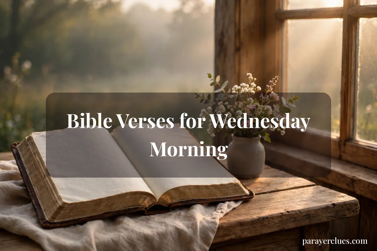 Bible Verses for Wednesday Morning