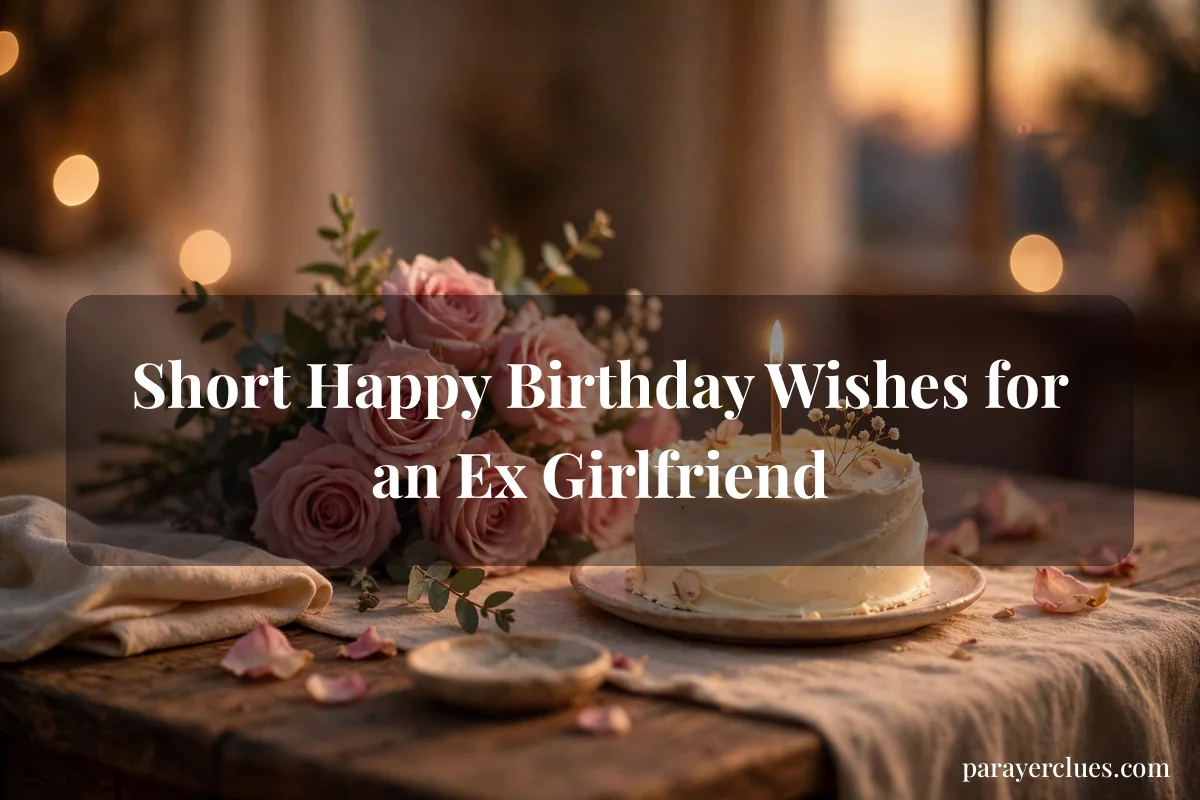 Short Happy Birthday Wishes for an Ex Girlfriend