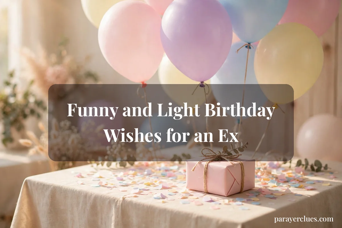 Funny and Light Birthday Wishes for an Ex