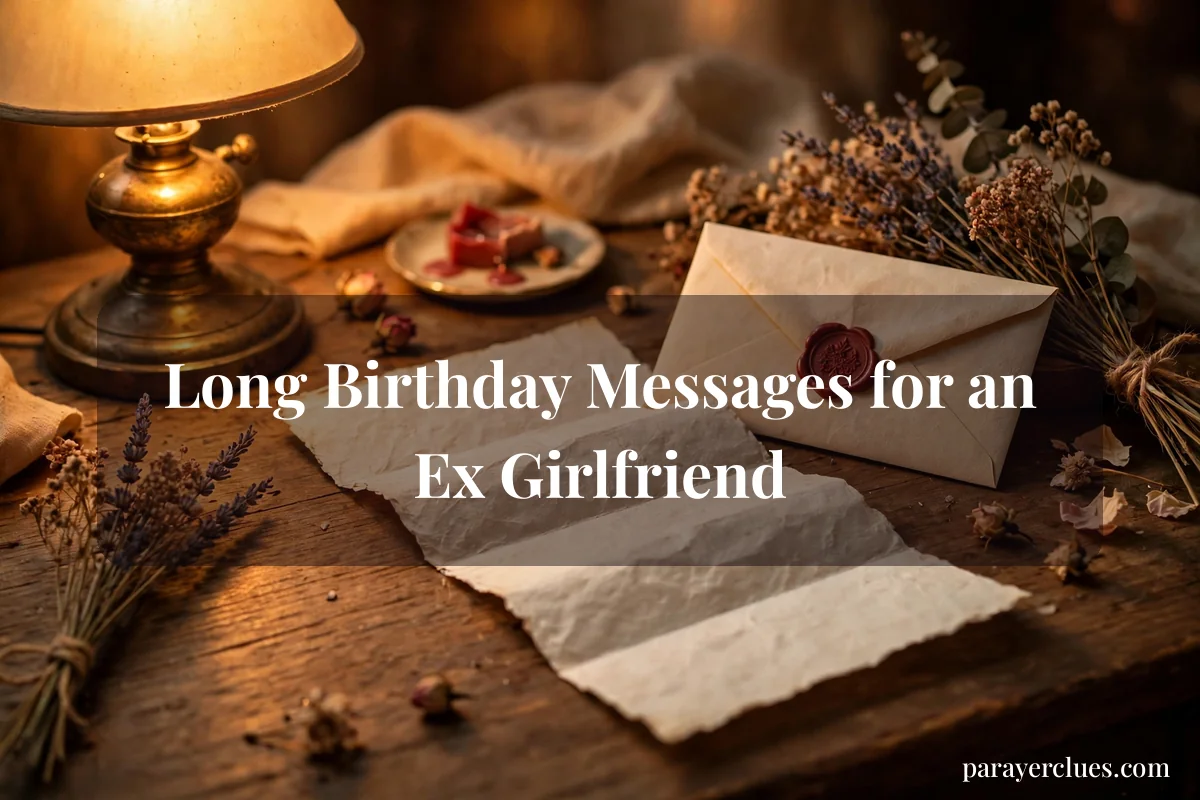 Long Birthday Messages for an Ex Girlfriend