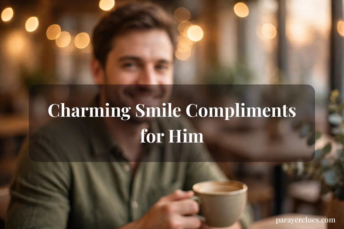Charming Smile Compliments for Him