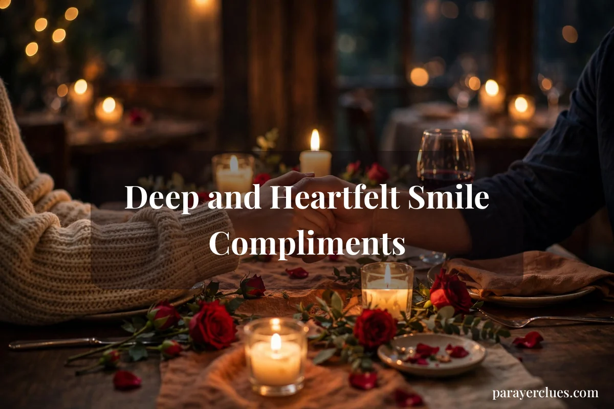 Deep and Heartfelt Smile Compliments