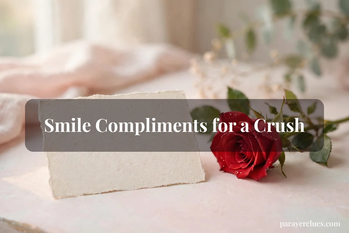 Smile Compliments for a Crush