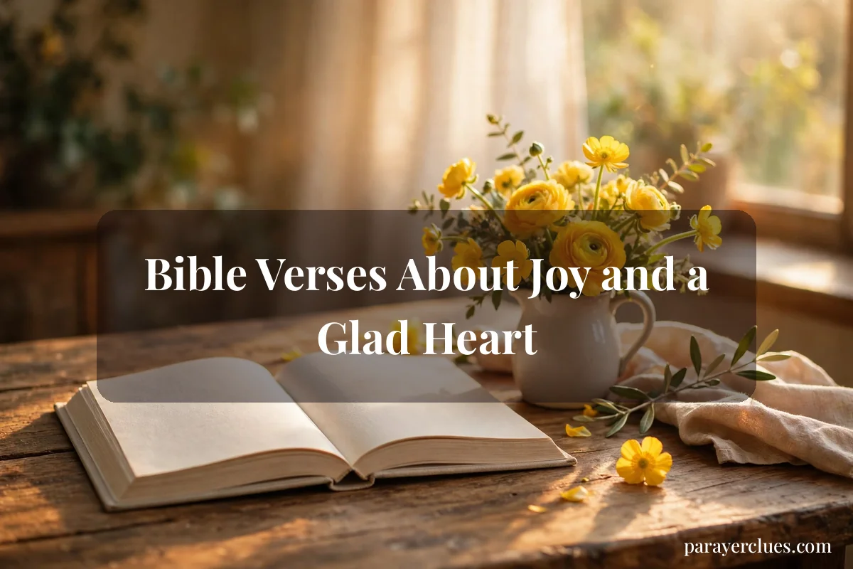 Bible Verses About Joy and a Glad Heart