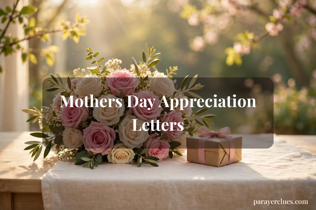 Mothers Day Appreciation Letters
