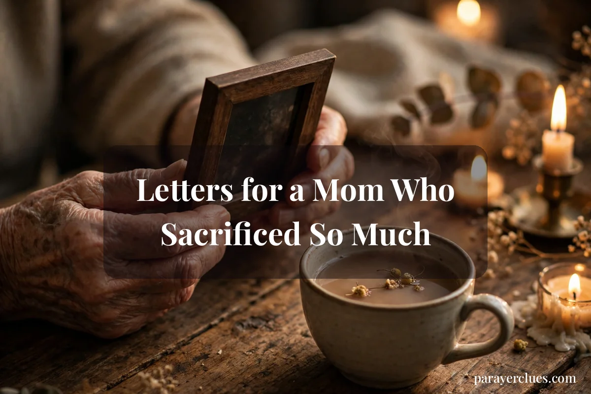Letters for a Mom Who Sacrificed So Much