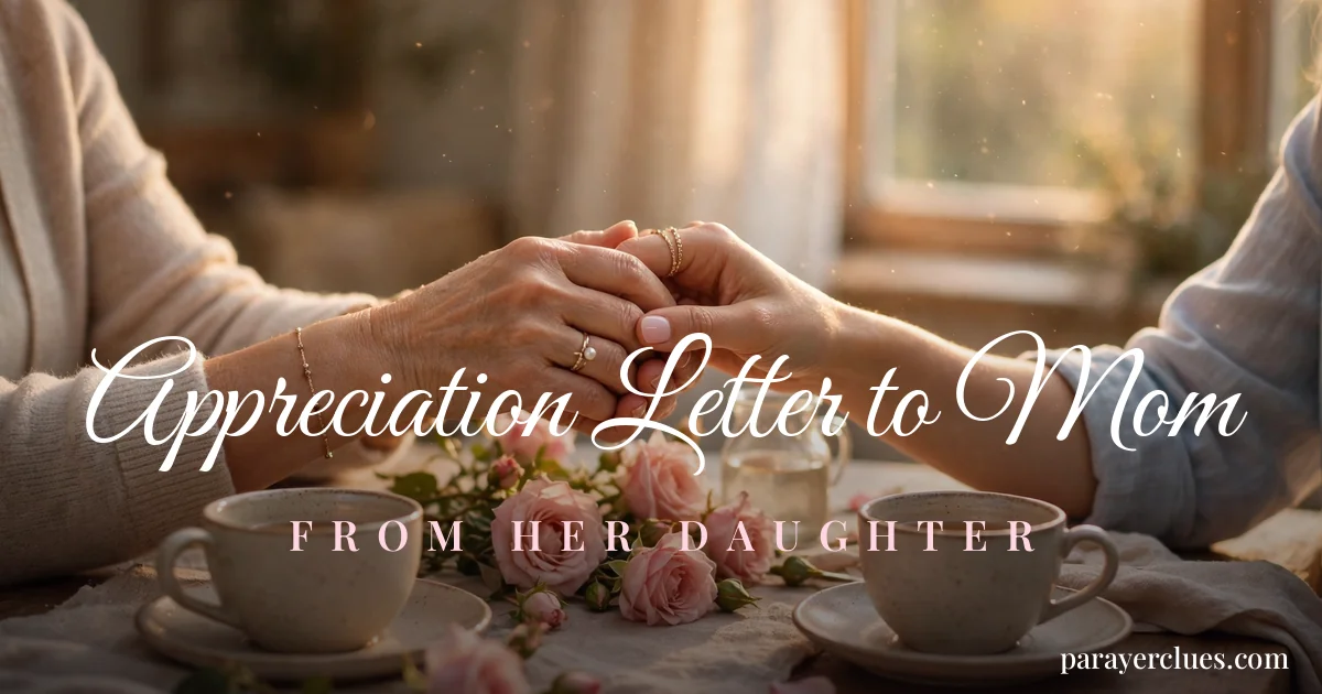 Appreciation Letter to Mom