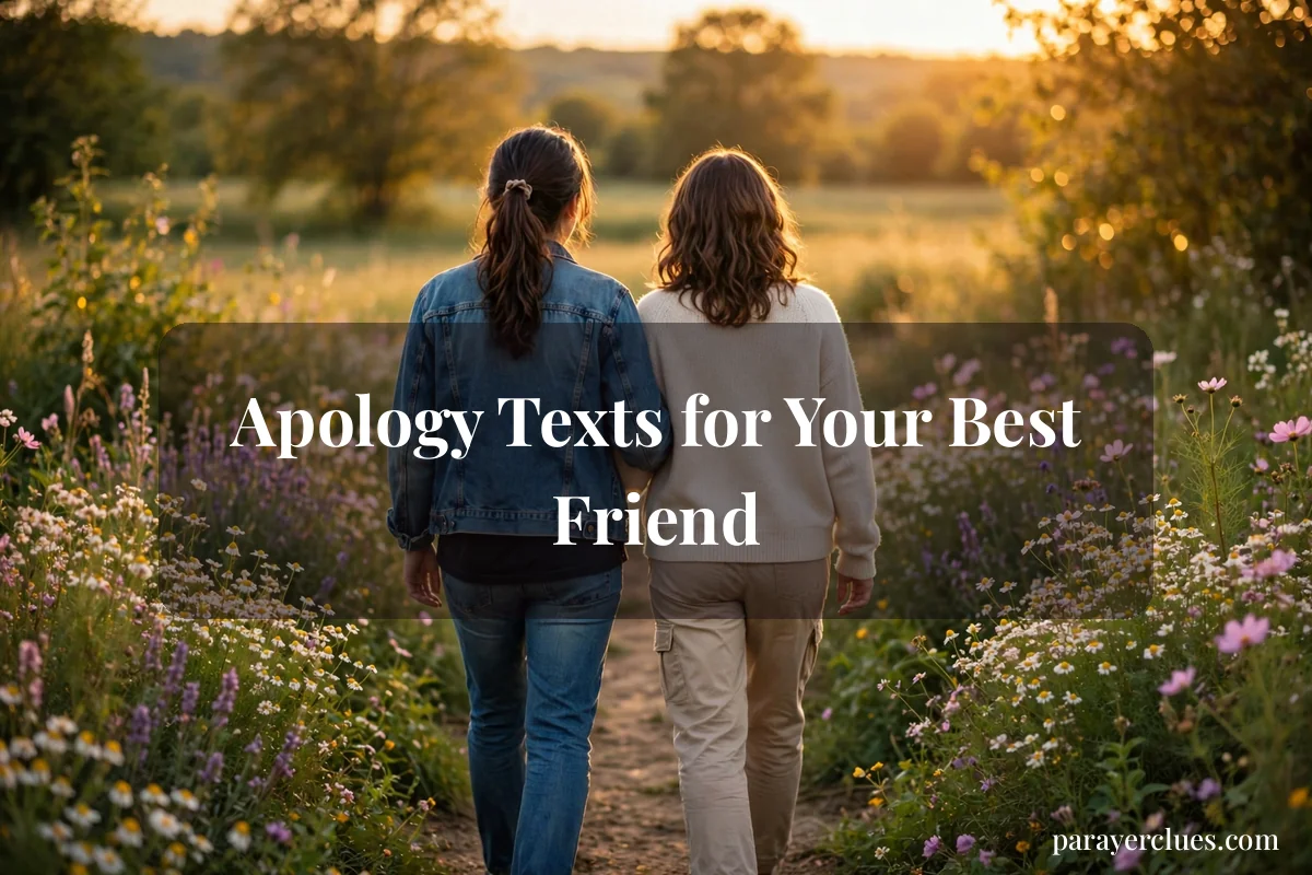 Apology Texts for Your Best Friend