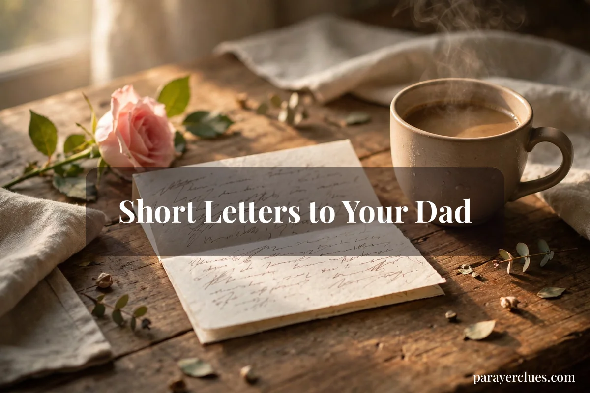 Short Letters to Your Dad