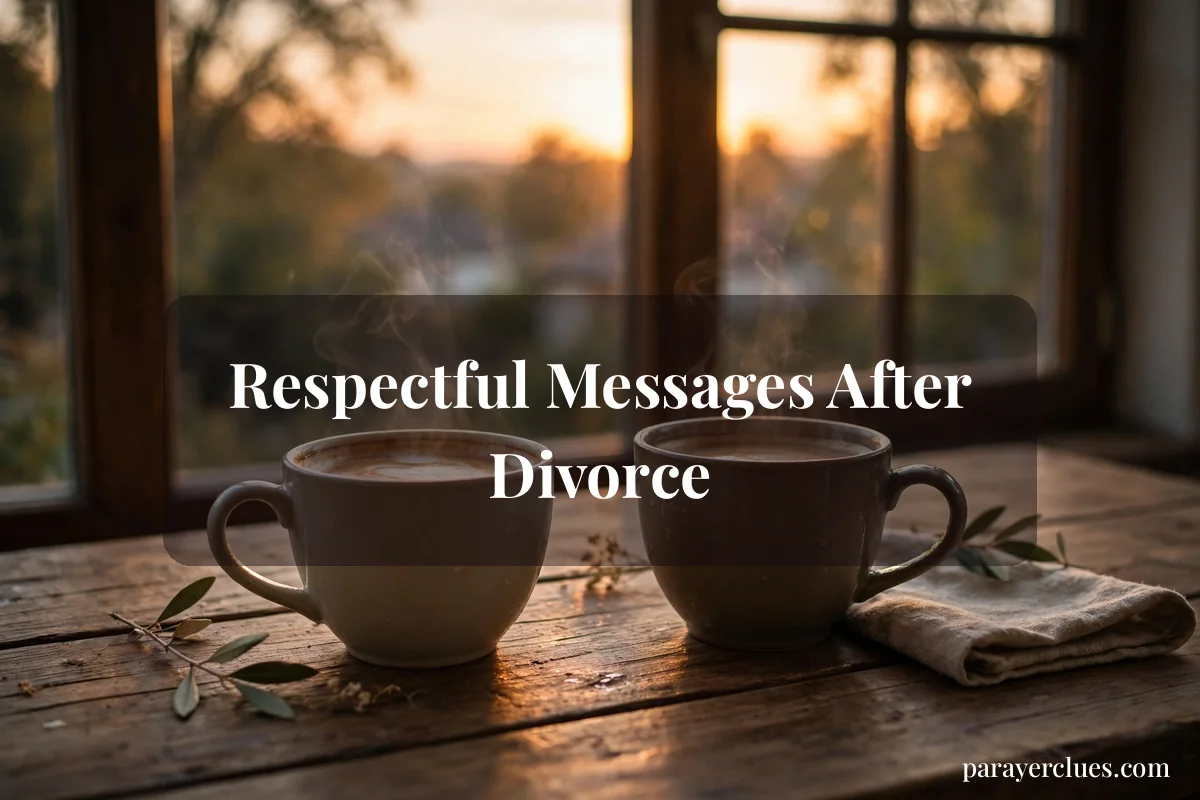 Respectful Messages After Divorce