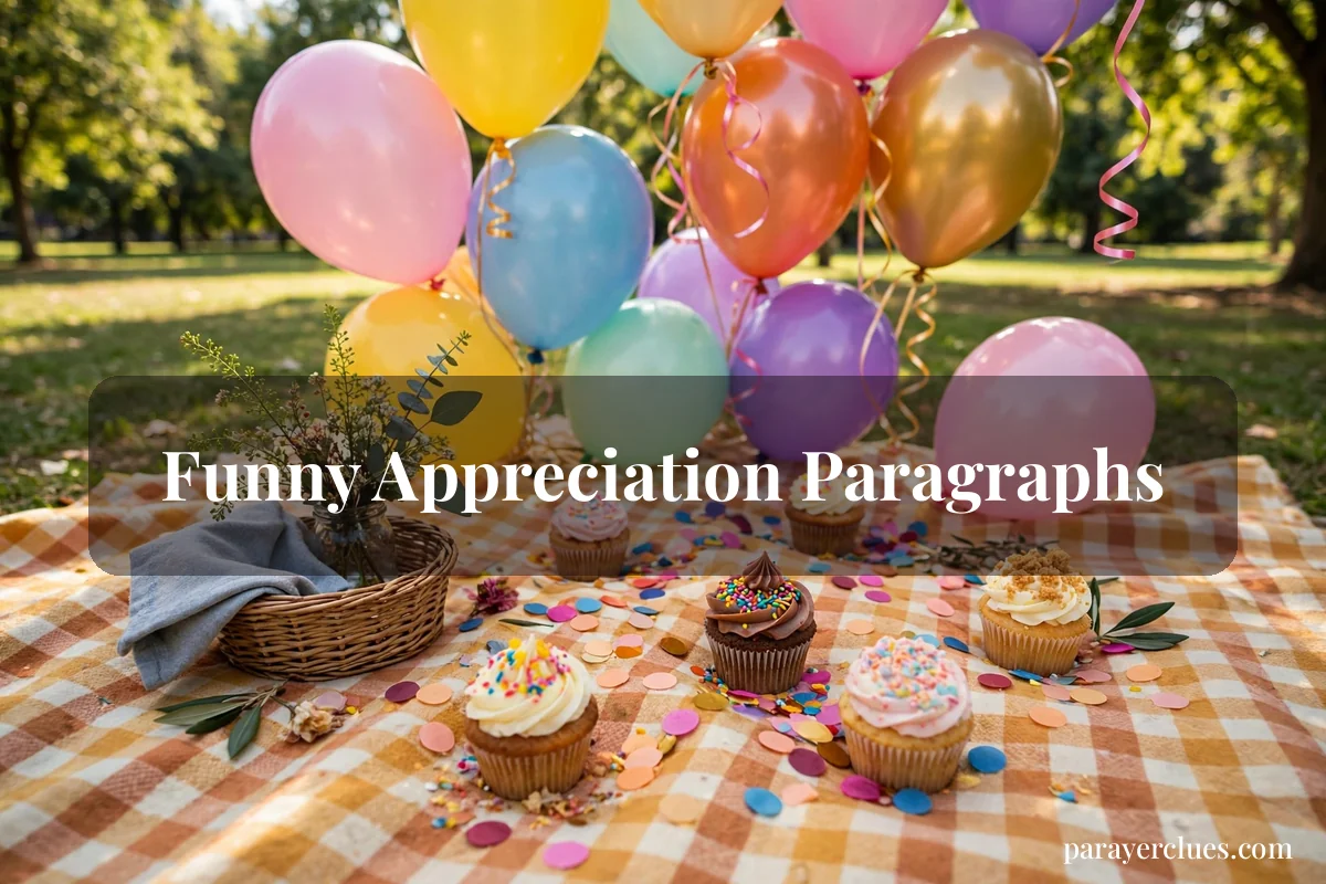 Funny Appreciation Paragraphs