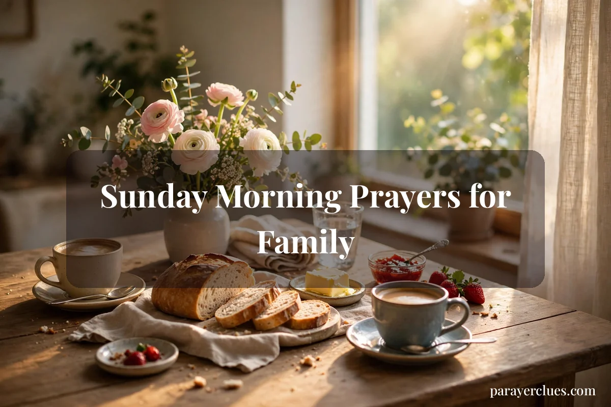 Sunday Morning Prayers for Family